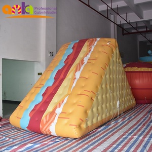 Ballon publicitaire géant en PVC <span class=keywords><strong>gonflable</strong></span>, modèle de sandwichs, hamburgers, frites - Product Image 1