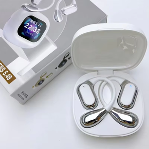 New item xương dẫn tai nghe mới nâng cấp auriculare v5.4 Q18 TWS Earbud enc tiếng ồn hủy bỏ cảm ứng đầy đủ màn hình kỹ thuật số LED - Product Image 6