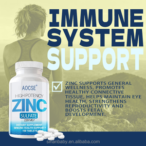 Suplementos de Zinc de Alta Calidad con Logotipo Privado, Sulfato de Zinc Óxido, Tabletas de Zinc de Alta Potencia, Apoya <span class=keywords><strong>el</strong></span> <span class=keywords><strong>Sistema</strong></span> Inmunológico y <span class=keywords><strong>el</strong></span> Bienestar - Product Image 2