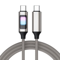 Câble de charge rapide USB C 60W en alliage d'aluminium de haute qualité |   Cordon long et durable pour ordinateur portable, téléphone, tablette, 3 couleurs, 1 mètre