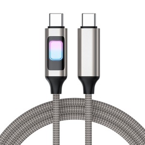 高品质铝合金60W <span class=keywords><strong>USB</strong></span> C快充线 |   耐用长线，适用于笔记本电脑、手机、平板电脑，3 种颜色，1 米 - Product Image 3