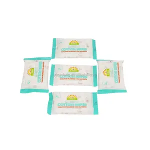 Mini water wet wipes hand paper towel hotel chopsticks cleaning wipes disposable wet wipes