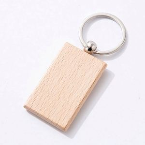 Llaveros de Madera de Lujo con Logotipo Personalizado Ys59, Llavero de Madera de Haya para Grabado Láser, Logotipo, Casa, Forma de Corazón - Product Image 6