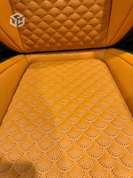 Housse de siège adaptée pour Mercedes Benz Classe G W463 W464 G63 Housse de siège en cuir nappa avec appui-tête