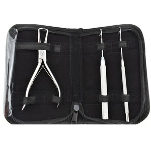 ชุดเครื่องมือคีมต่อผมแบบมืออาชีพขนาดและสีชุดเครื่องมือคีมต่อผมดีไซน์โลโก้ตามสั่ง - Product Image 5