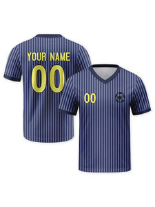 Camisetas de Fútbol Personalizadas para Equipos, Impresión por Transferencia de Calor de Alta Calidad, 100% Poliéster de Secado Rápido, Camisetas de Fútbol para Hombre con Nombre del Jugador - Product Image 6