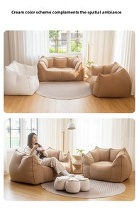 Modern Tembel Kanepe Tekli Kanepe Sandalye Oturma Odası Yatak Odası Balkon Rahat Salon Kanepe Küçük Kanepe Ev Mobilyaları - Product Image 5