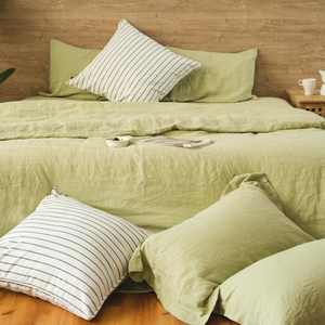 Juego de cama de <span class=keywords><strong>lino</strong></span> puro personalizado, <span class=keywords><strong>precio</strong></span> bajo para hoteles, funda nórdica de <span class=keywords><strong>lino</strong></span> de lujo, juego de edredón de buena calidad - Product Image 1