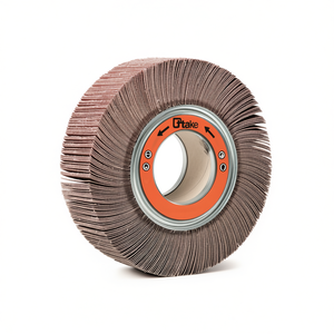 Ttake Abrasive Cloth Flap <b>Wheel</b> 165x30x54 Mm With Hole For <b>Grinding</b> And Polishing - Product Image 2