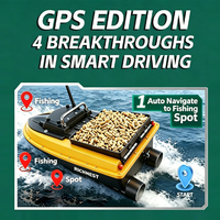 Perahu Umpan GPS Presisi Tinggi 500M RC Beban 3KG Akurasi Penentuan Posisi 30cm Auto Cruise Lampu Pancing Malam RICHNEST V81 20000mAh