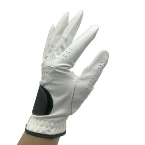 Gants de golf personnalisés en gros avec logo, respirants, perforés, ajustables avec velcro, plusieurs tailles et couleurs, faible MOQ - Product Image 2