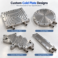 Pelat Pendingin Air CNC Kustom, Pelat Pendingin Cair, Heat Sink untuk Server dan PC