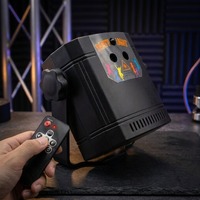 Proyektor Pola Suara Lampu Laser Mini USB Isi Ulang 230g Portabel untuk Pencahayaan Panggung DJ, Dekorasi Perayaan Klub Liburan