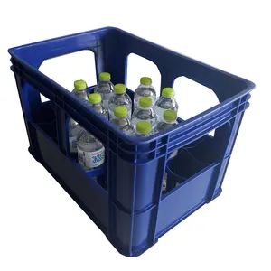 24 бутылки пластиковый твердый пивной Штабелируемый ящик для хранения