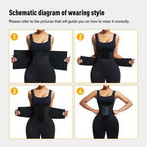 Nouvelle conception de gaine amincissante pour femme, réglable et amovible, pour le contrôle du ventre, la compression et la perte de graisse, ceinture de maintien du corps - Product Image 4