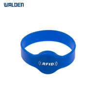 Bracelet RFID en silicone 125 KHz personnalisé, étanche, programmable, pour paiement sans argent liquide, vente en gros, directement de l'usine