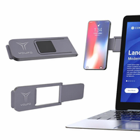 Support de téléphone et d'ordinateur portable pour bureau et tableau de bord de voiture, en alliage d'aluminium flexible, anti-corrosion, avec logo personnalisé OEM/ODM, hauteur réglable