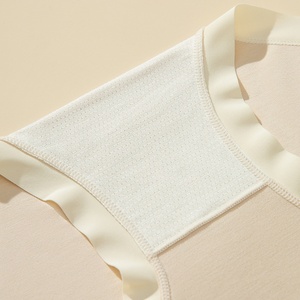 Braguitas de <span class=keywords><strong>bikini</strong></span> de maternidad con soporte de cintura baja en forma de V, antibacterianas, para el embarazo (etapas temprana y media) - Product Image 4