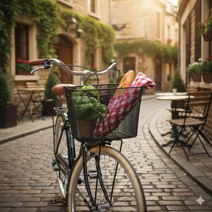 Panier de vélo urbain avant durable SUNNYWHEEL 300x160x210mm Modèle 914-3 avec fixation rapide et accessoires en option pour les trajets quotidiens - Product Image 1