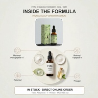 Sérum de croissance capillaire à l'huile de ricin et au romarin, formule à base de plantes biologiques, nourrissant, pour hommes et femmes, sans prostaglandine, étiquette privée, vente en gros