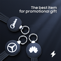 Logo personnalisé Câble LED USB 4 en 1 Micro USB Type C Charge Glow Flowing Tout-en-un pour téléphones mobiles et batteries externes