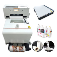 Printer DTF A3 Otomatis All-in-One dengan Tinta Pigment XP600 Print Head Baru Printer Kain dengan Penggoyang Bubuk