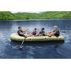 Bestway 65156 Air Boat Kayak de pêche gonflable <span class=keywords><strong>Hydro</strong></span>-<span class=keywords><strong>Force</strong></span> Voyager X4 Ensemble de radeau gonflable 3.5 m Bateau de rafting gonflable - Product Image 1
