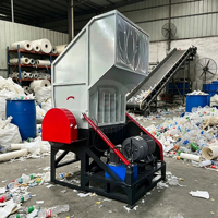 Penghancur Plastik Jerman Serbaguna untuk Kantong Plastik LDPE Industri dengan Pisau Baja Paduan