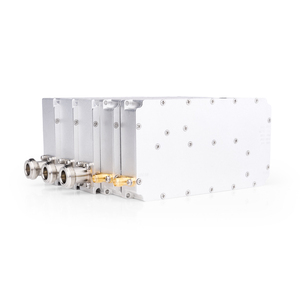 โมดูล GaN กำลัง 50 วัตต์ VSWR 100MHz 8GHz ระบบตรวจจับโดรน สำหรับการระบุตัวตนและการตรวจสอบเครื่องขยายสัญญาณ RF 50W-100-80 - Product Image 4