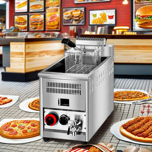 Máquina Freidora <span class=keywords><strong>de</strong></span> <span class=keywords><strong>Pollo</strong></span> y Papas Fritas Automática <span class=keywords><strong>de</strong></span> Gas Comercial 2024, Equipo <span class=keywords><strong>de</strong></span> Fabricación Profesional para Cocina, Uso en Restaurantes, en Venta - Product Image 3