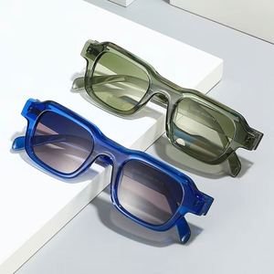 Gafas de Sol Cuadradas Retro de Moda 2025 con Logotipo Personalizado, Montura Pequeña, Estilo Punk, Protección UV400 para Hombre y Mujer - Product Image 3