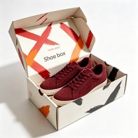 Boîte en carton ondulé de haute qualité pour chaussures, emballage pour baskets, boîte d'expédition pour chaussures homme, vente en gros