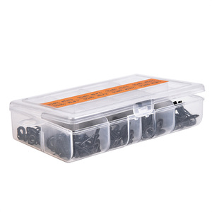 Kit de 80 piezas de guías de caña de pescar Black Sea, color negro, para la construcción de cañas de pescar en agua salada. - Product Image 2