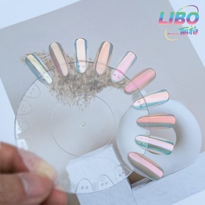 ผงประกายระยิบระยับสีใสบัตรนางฟ้าแสงออโรร่าผงเคลือบเงาโครเมียม - Product Image 4