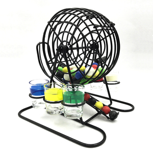 Máquina de tiro de <span class=keywords><strong>Bingo</strong></span> con cable de Metal, juego de beber con 6 disparos de cristal, 6 pulgadas - Product Image 2