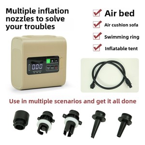 Bomba de Aire Portátil Multifuncional de Alta Potencia para Inflar Carpas, Colchones de Aire y Piscinas - Product Image 5