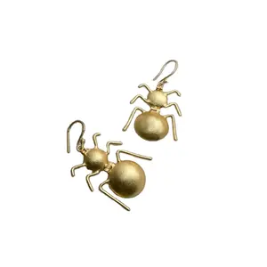 镀金时尚蚂蚁设计耳线耳环新款时尚高级产品女孩派对佩戴SKU6575