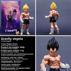 Figura de acción de PVC de Vegeta con doble cabeza, escultura GK en pose de pie, en caja, juguete de moda, regalo, decoración, anime - Product Image 6