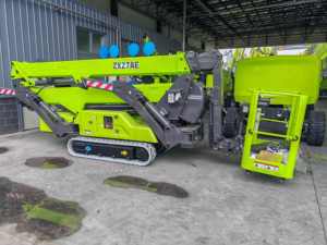 Plataforma Elevadora Araña Eléctrica <span class=keywords><strong>de</strong></span> 23m ZX23AE ZX27AE: Solución Ligera <span class=keywords><strong>de</strong></span> Alta Alcance para Sitios Confinados y Ubicaciones <span class=keywords><strong>de</strong></span> Trabajo Complejas - Product Image 1