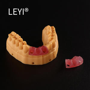 LEYI DGV01 Resina Elastica per Gengive Dentali Rosa Trasparente 1kg Modelli Realistici di Gengive Alta Resistenza allo Strappo Stabilità Dimensionale Purezza 100% - Product Image 4