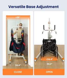 Elektrischer Aufstehlifter und Transferstuhl, Tragbar und Verstellbar, Mobilitätsunterstützung für Senioren und Behinderte für Zuhause - Product Image 3