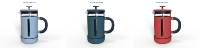 Théière en verre borosilicaté à piston à café en gros Portable en plastique verre presse française ensemble de machine à expresso portable