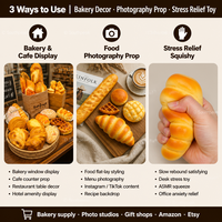 Southpeak Toy Squishy Bread Squishy Factory Fidget Toys Squeeze Toy 29 Styles Squishy Toys Slow Rising Stress Relief Bakery Prop