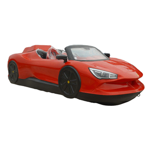 Barco <span class=keywords><strong>de</strong></span> Pedal <span class=keywords><strong>de</strong></span> coche deportivo <span class=keywords><strong>de</strong></span> nuevo diseño para Parque Acuático Barco <span class=keywords><strong>de</strong></span> Pedal en forma <span class=keywords><strong>de</strong></span> coche <span class=keywords><strong>de</strong></span> atracciones <span class=keywords><strong>con</strong></span> tobogán para la venta - Product Image 2