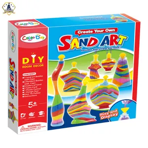 Stem Speelgoed Glow In The Dark Diy Zand Art Flessen Art Zand Speelgoed Kit Voor Jongens En Meisje