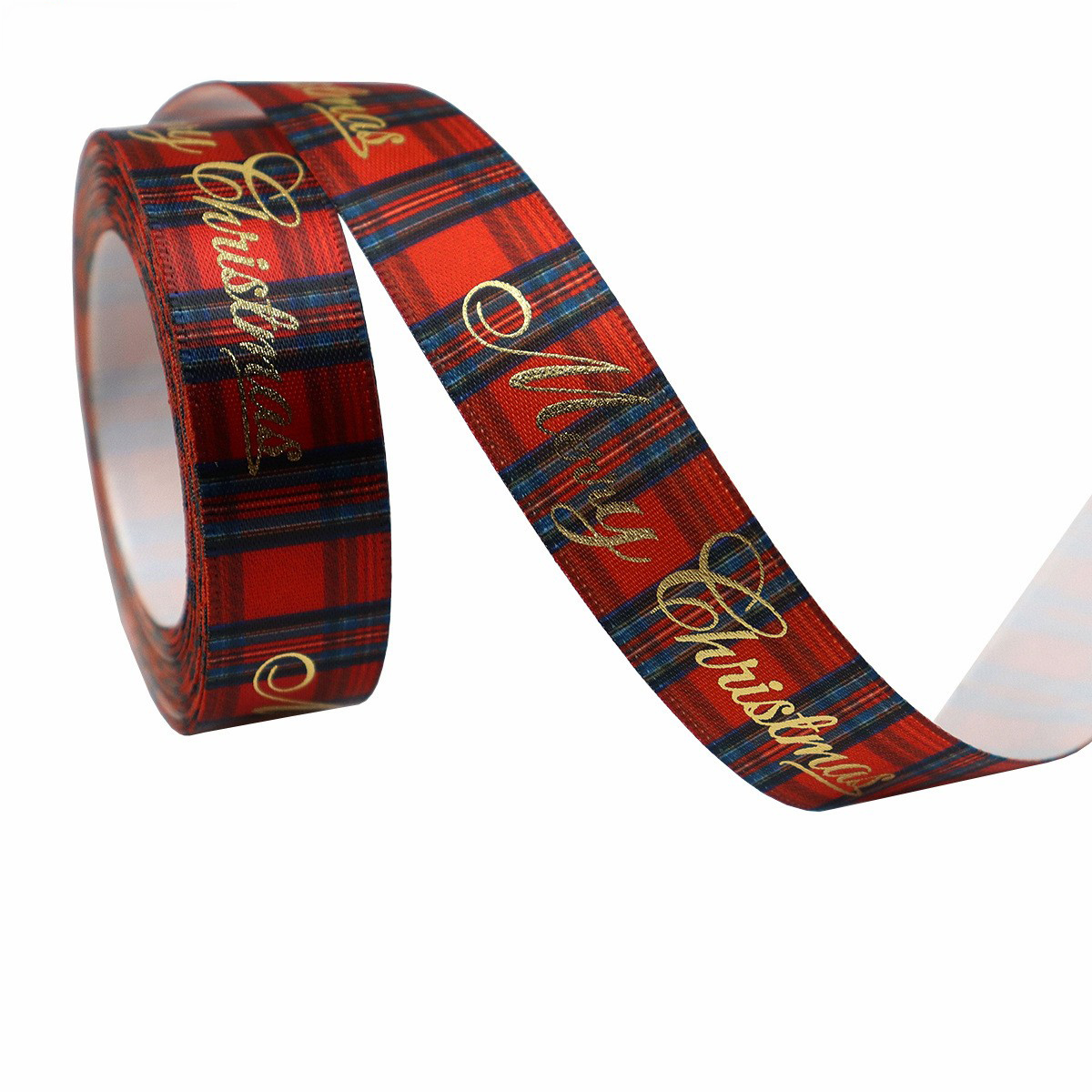 Plaid rouge-Joyeux Noël-1,6 cm * 10 mètres
