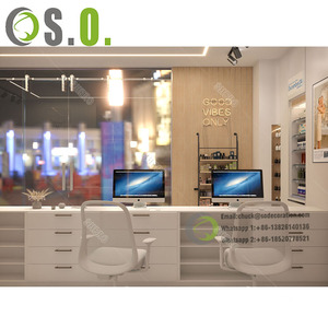 Estante de exhibición de farmacia personalizado Mostrador de muebles Vitrina Gabinete Farmacia médica Estantes de farmacia - Product Image 3