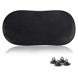 Universale 50x100cm accessorio interno per Auto parasole posteriore con ventose in poliestere per parabrezza anteriore per Auto protezione solare - Product Image 1