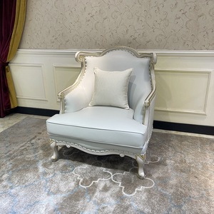Canapé en cuir européen 123 Combinaison Frenchcasual Canapé en bois massif <span class=keywords><strong>gris</strong></span> Simple <span class=keywords><strong>et</strong></span> à la mode Stylev Canapé <span class=keywords><strong>bleu</strong></span> clair - Product Image 4