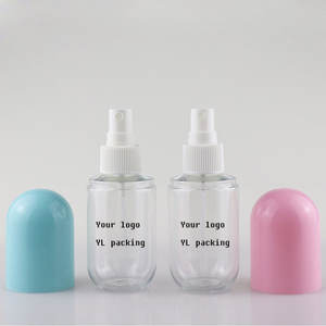 ขวดสเปรย์พลาสติกทรงแคปซูลสีชมพู ฟ้า ขาว เหลือง ขนาด 30 มล.-100 มล. น่ารัก สำหรับบรรจุภัณฑ์ผลิตภัณฑ์ดูแลผิวและแชมพู - Product Image 5